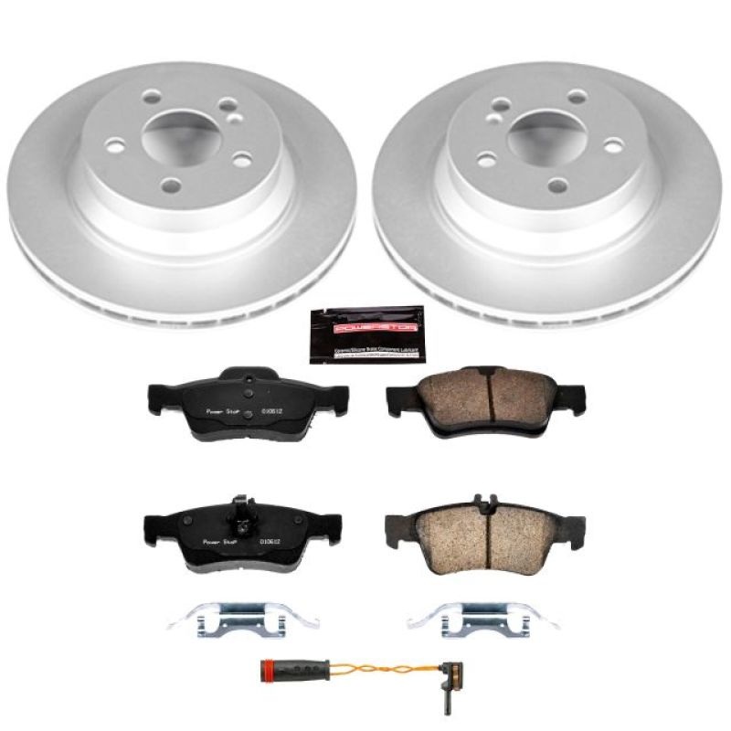 PowerStop Power Stop 15-17 Mercedes-Benz CLS400 Rear Z23 Evolution Sport Coated Brake Kit