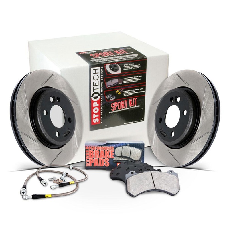 StopTech Sport Brake Kit | 2009-2014 Subaru WRX (977.47008)