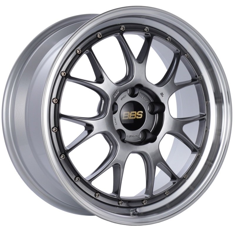 BBS LM-R 19×8.5 5×120 ET32 Diamond Black Center Diamond Cut Lip Wheel -82mm PFS/Clip Required