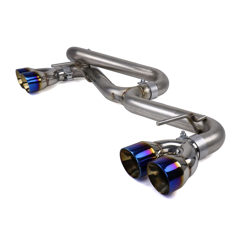 FactionFab Axle Back Exhaust w/ Burnt Tips – 2008-2014 STI Hatchback / 2011-2014 WRX Hatchback