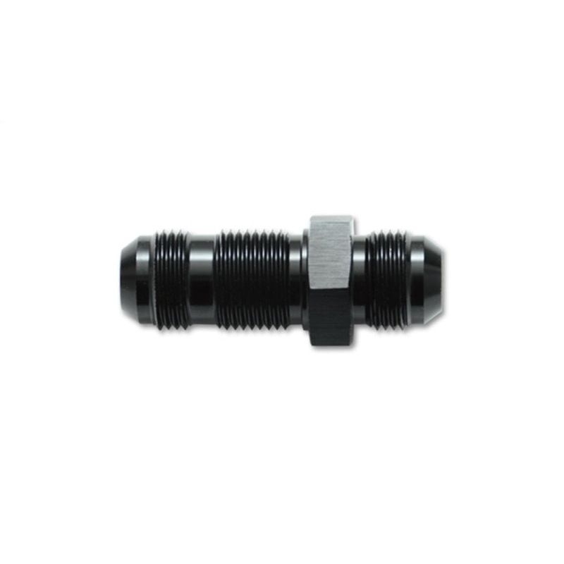 Vibrant -8AN Flare Straight Bulkhead Adapter Fitting – Aluminum