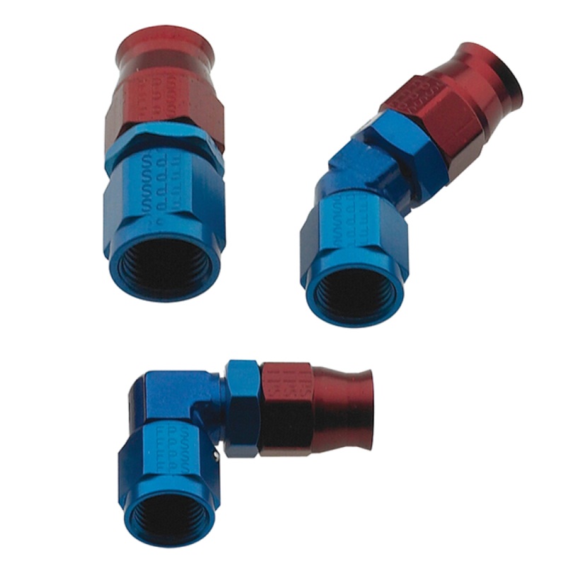 Fragola -3AN 45 Degree Hose End – Alum