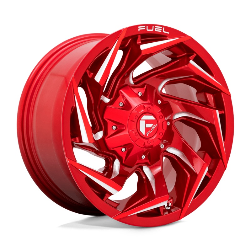 Fuel Wheels D754 Reaction 20″ 8×180 Candy Red Milled