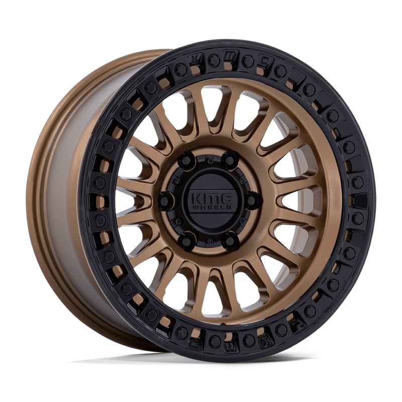 KMC Wheels KM552 IMS 20″ 6×114.3 Matte Bronze With Gloss Black Lip
