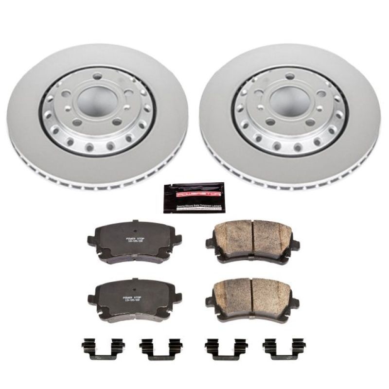 PowerStop Power Stop 03-10 Audi A8 Quattro Rear Z23 Evolution Sport Coated Brake Kit