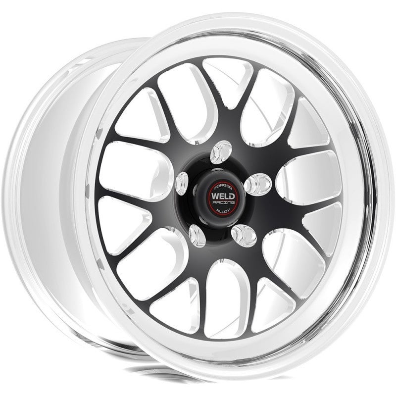 Weld S77 20×8 / 6×5.5 BP / 5.5in. BS Black Wheel (Low Pad) – Non-Beadlock