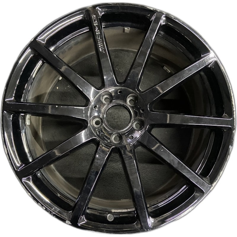 20″ MERCEDES S-CLASS 14 222 Type; S63 20×9.5 10 spoke black Original OEM Wheel Rim