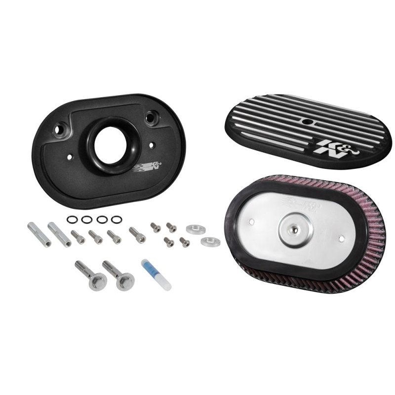 K&N Street Metal Intake System for 12-16 Harley Davidson Road King 103cl Side Draft Touring