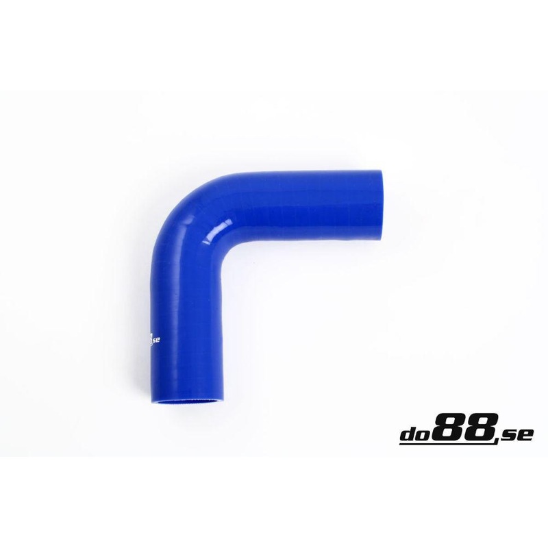 Silicone Hose Blue 90 degree 1” (25mm)