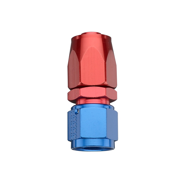 Fragola -8AN Straight Pro-Flow Hose End – Blue/Red