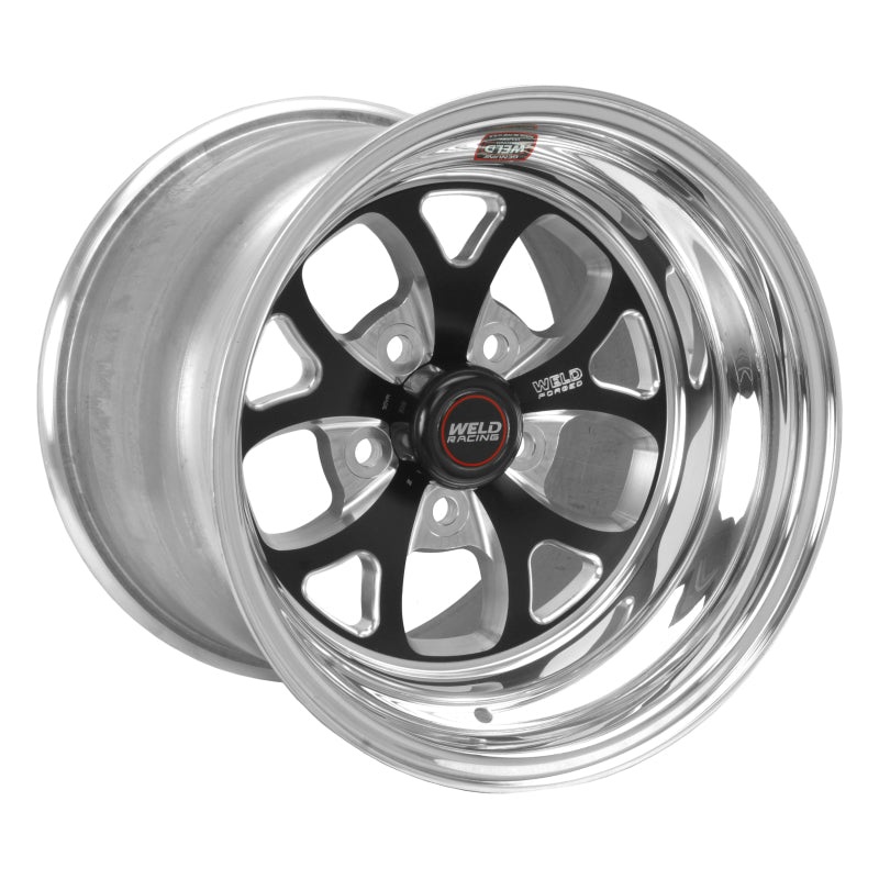Weld S76 15×14.33 / 5×4.5 BP / 7.5in. BS Black Wheel (Low Pad) – Non-Beadlock