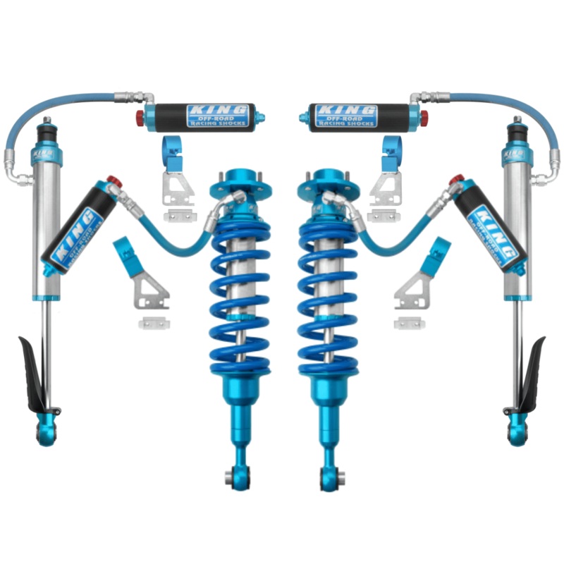 King Shocks 2024+ Toyota Tacoma 2.5 Dia Coilover W/ Remote Reservoir & Adjuster – Front & Rear