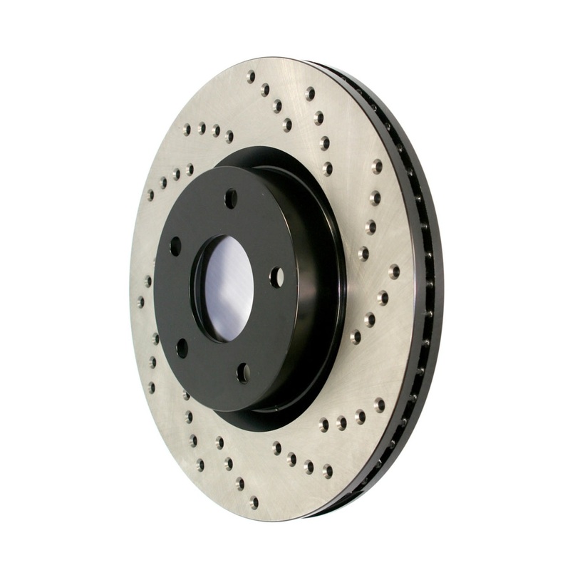 StopTech 03-13 Volkswagen Touareg Drilled Right Front Rotor
