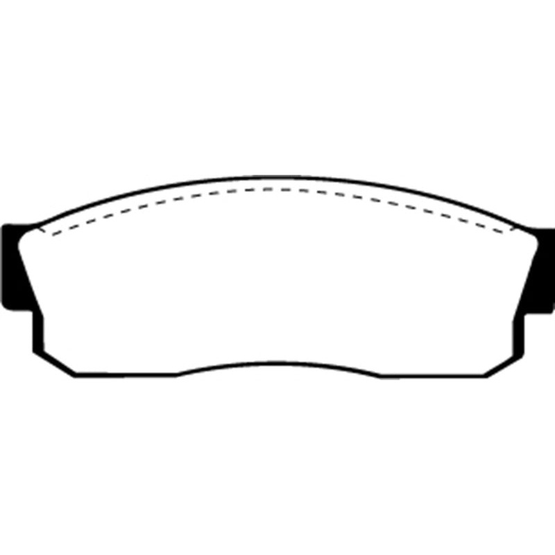 EBC 83-86 Nissan Pulsar 1.5 Turbo Greenstuff Front Brake Pads