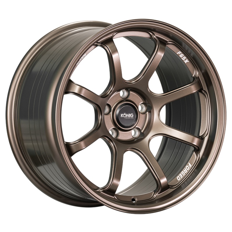 Konig Forged F6SX 18×9.5 5×112 ET30 Race Bronze Wheel (Knurled Bead)