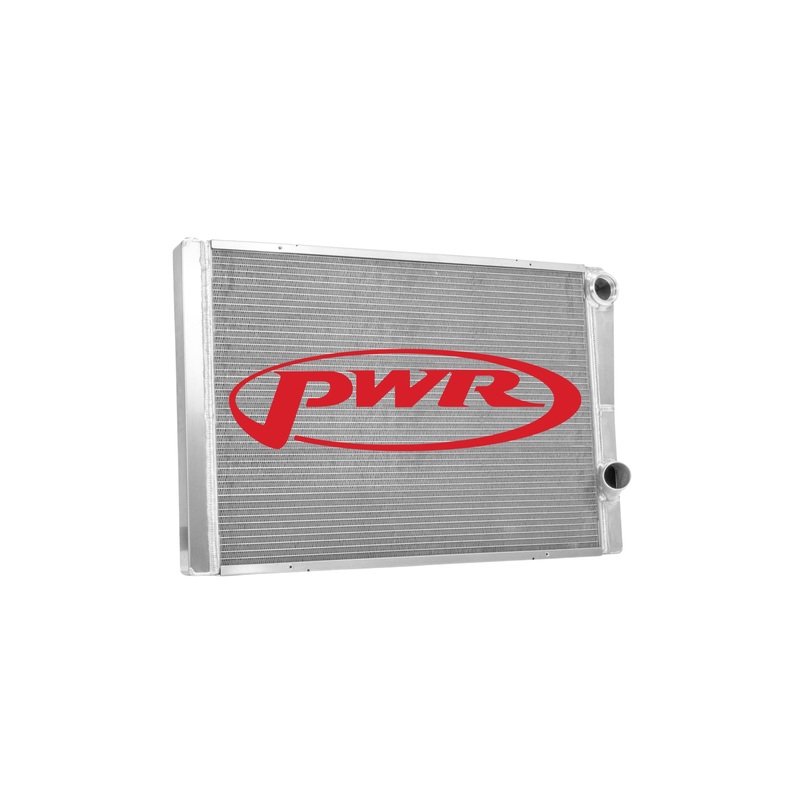 PWR – 42mm Universal Performance Radiator (PWR Closed 28 x 19) -20 AN Port Inlet, 1-3/4 High Outlet