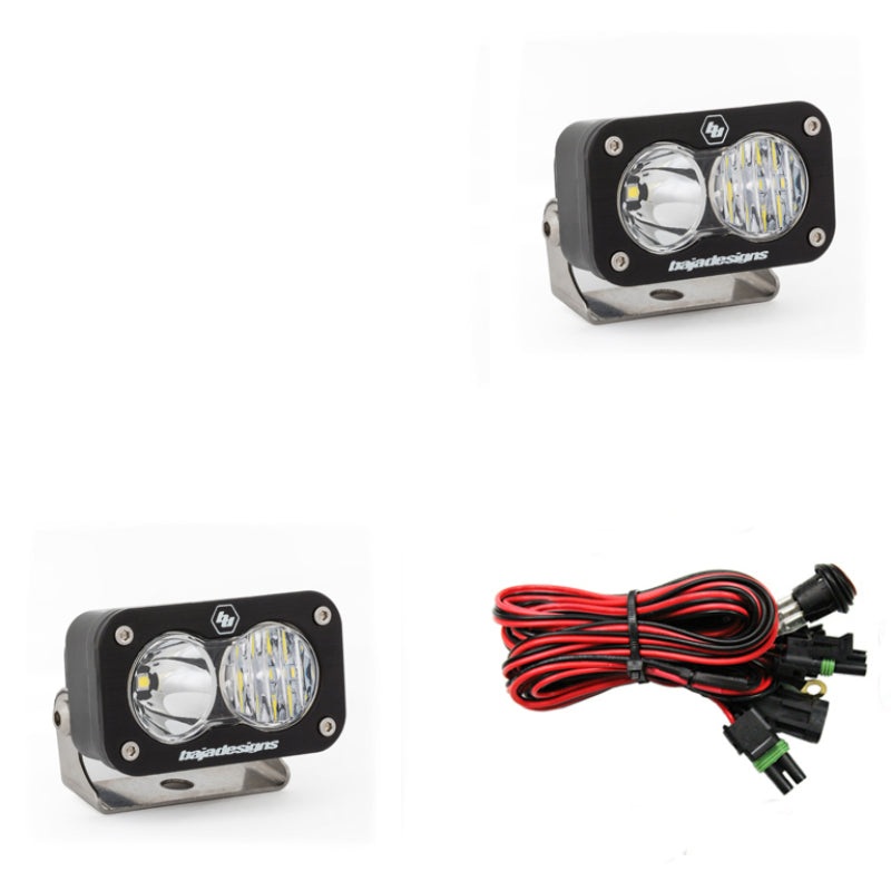 Baja Designs S2 Sport Driving Combo Pattern Pair LED Work Light – Clear