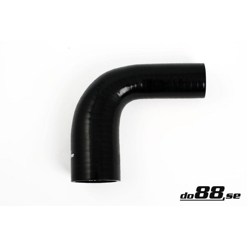 Silicone Hose Black 90 degree 1,75 – 2” (45 – 51mm)