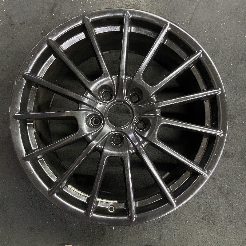 20″ PORSCHE PANAMERA 10-16 alloy 20×9.5 15 spoke black finish Original OEM Wheel Rim