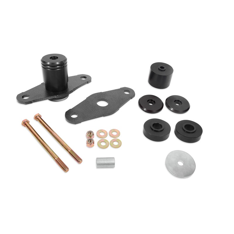 BMR 11-18 Dodge Challenger Motor Mount Solid Bushing Upgrade Kit – Black Anodized