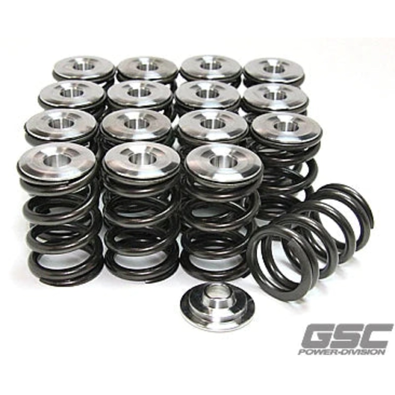 GSC Power Division Single Spring and Titanium Retainer For Shimless and Shim over bucket 3SGTE