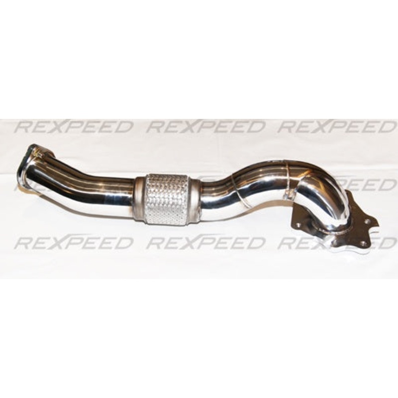 Rexpeed Stainless 02 Downpipe Mitsubishi Evo X 2008-2015 | R153