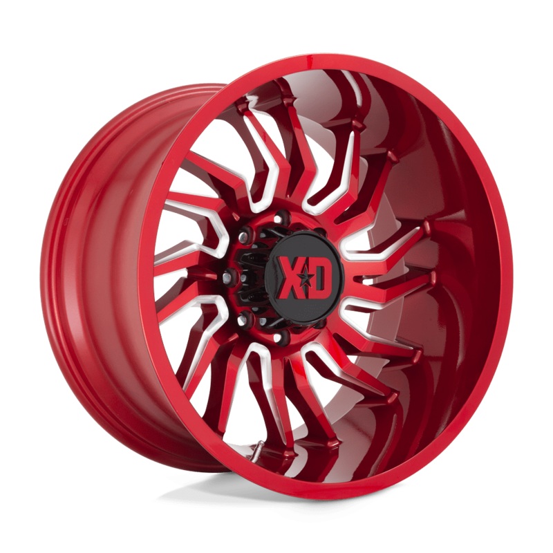 XD Wheels XD858 Tension 22″ 6×139.7 Candy Red Milled