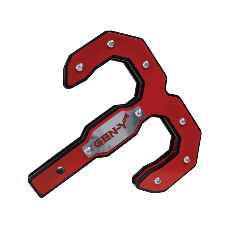 Gen-Y Hulk 2.5 32K Tow Hook 2.5in Shank – Black/Red