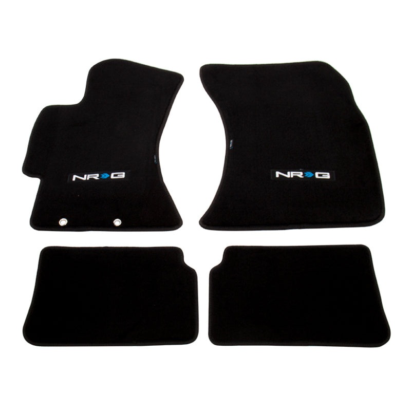 NRG Floor Mats – 2009-2011 Subaru Impreza WRX/STi (NRG Logo) – 4pc.
