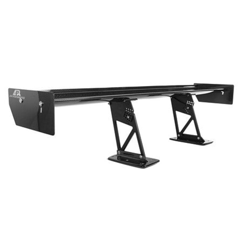APR Performance Carbon Fiber GT-250 71 inch Adjustable Wing – Ford Mustang without Factory Spoiler Center Cover 15-17