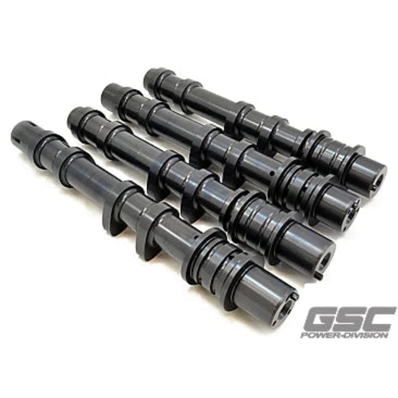 GSC Cam set. Use with Stock or Upgraded Turbo 300-500whp, Fast Spooling no loss of bottom end power, Upgraded Springs Required Subaru EJ257 WRX STI 04-07