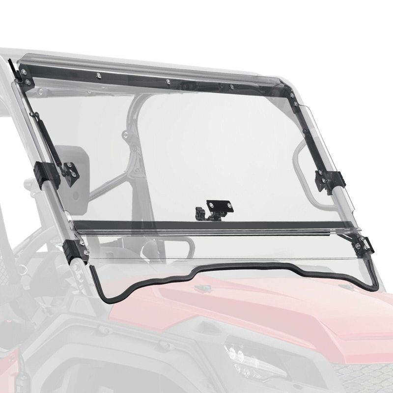 Honda Pioneer 1000/1000-5/1000-6 UTV 3-IN-1 Flip Windshield by Kemimoto