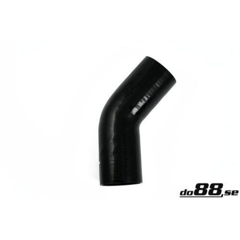 Silicone Hose Black 45 degree 3,25” (83mm)