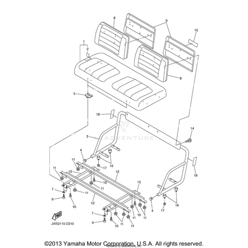 Tapping Screw by Yamaha