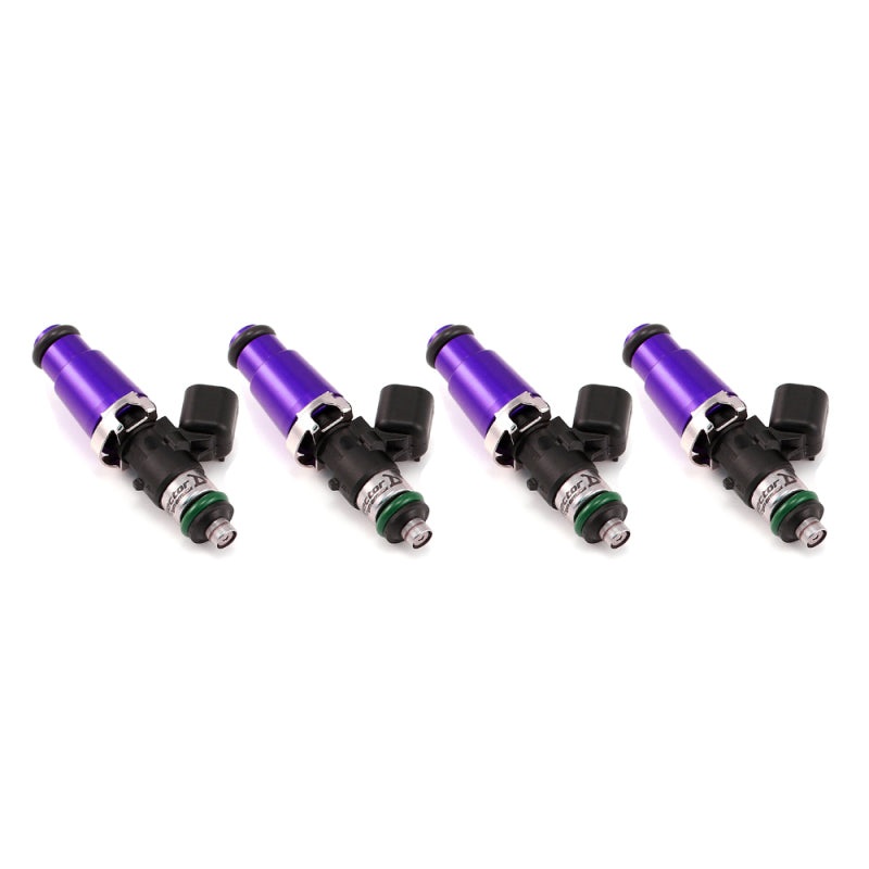 Injector Dynamics 1340cc Injectors – 60mm Length – 14mm Purple Top – 14mm Lower O-Ring (Set of 4)