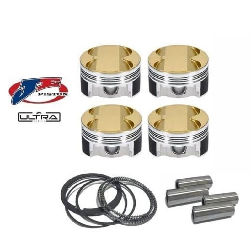 JE Ultra Series Forged Pistons Honda Del Sol Civic Si 1.6L B16A 81mm STD -1.4 cc 9.0:1