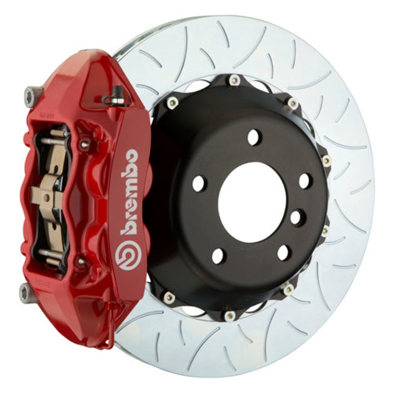 Brembo 23+ GR Corolla Rear GT BBK 4 Piston Cast 345×28 2pc Rotor Slotted Type-3-Red