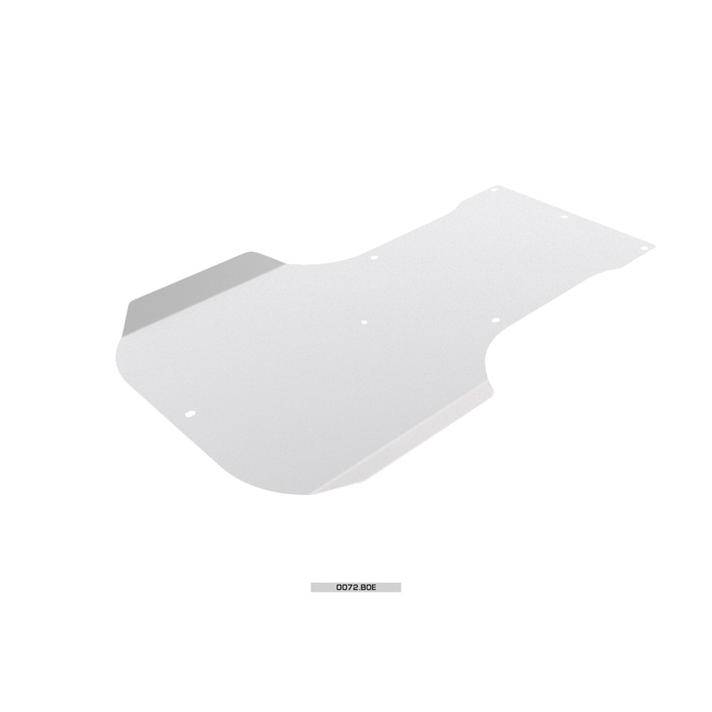C. 0072.B0E Tony Kart OTK Chassis Aluminum Floor Tray, Mini NEOS
