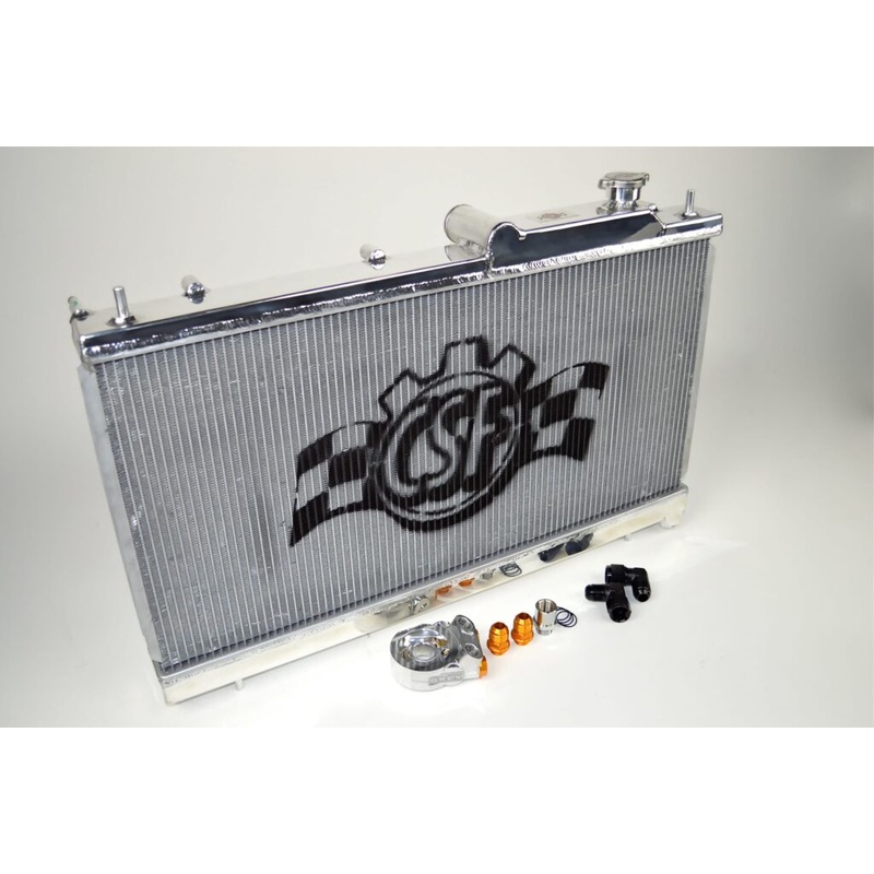 CSF All-Aluminum Radiators With Built-In Oil Coolers Subaru Wrx / STI 02-07