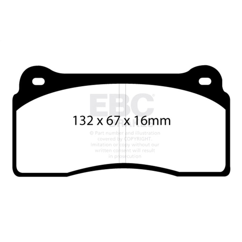 EBC 99-03 Aston Martin DB7 5.9 Redstuff Front Brake Pads