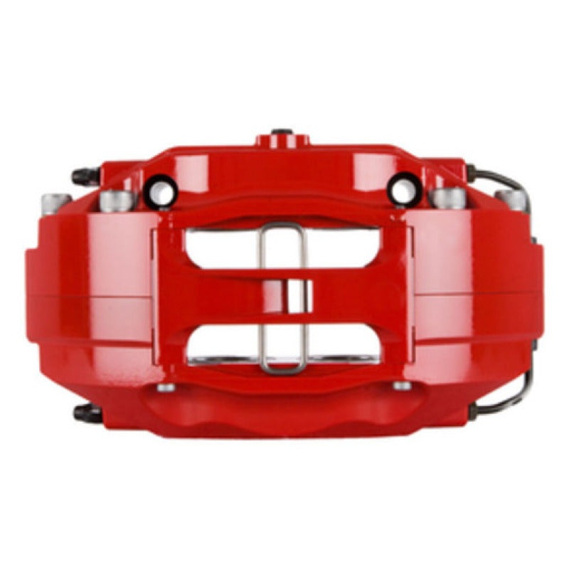 StopTech 06-09 BMW Z4 Coupe/Roadster Rear 355×32 Red ST-40 Calipers Slotted Rotors Pads & SS Lines