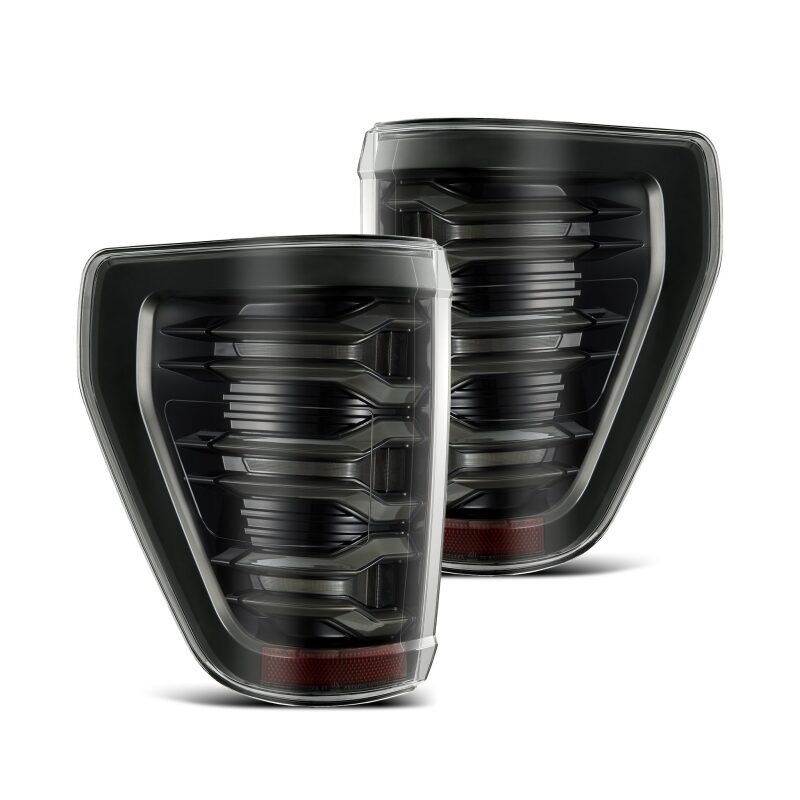 AlphaRex 21-22 Ford F150 LUXX LED Projector Tail Lights – Alpha-Black