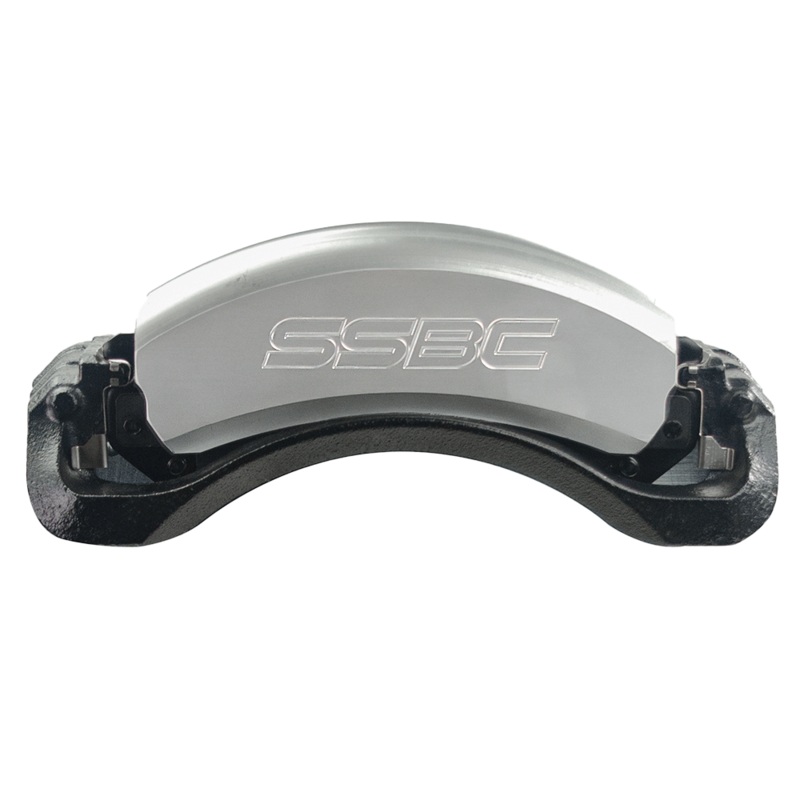 American Made Tri-Power 3-Piston Right Rear Caliper Assembly W/Pads. Clear CPA-22170-2A