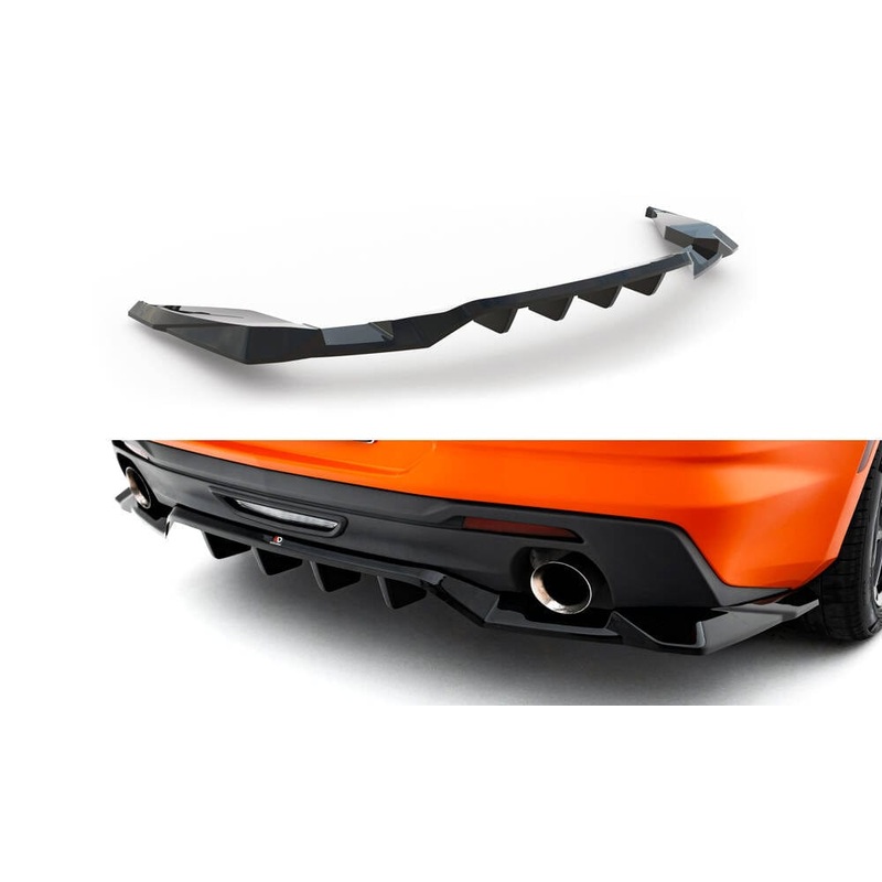 Maxton Design Rear Splitter (With Vertical Bars) – Chevrolet Camaro SS Mk6 Facelift