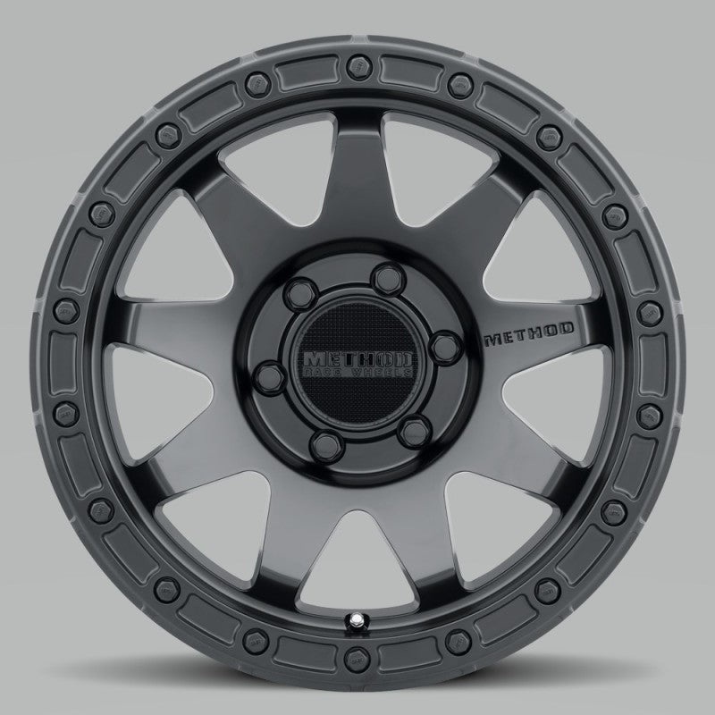 Method MR317 18×9 +18mm Offset 6×5.5 106.25mm CB Matte Black Wheel | MR31789060518