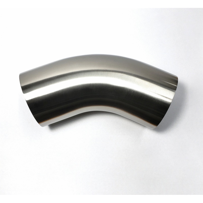 Stainless Bros 1.88in Diameter 1D / 1.88in CLR 16GA 45 Degree Mandrel Bend w/ Leg