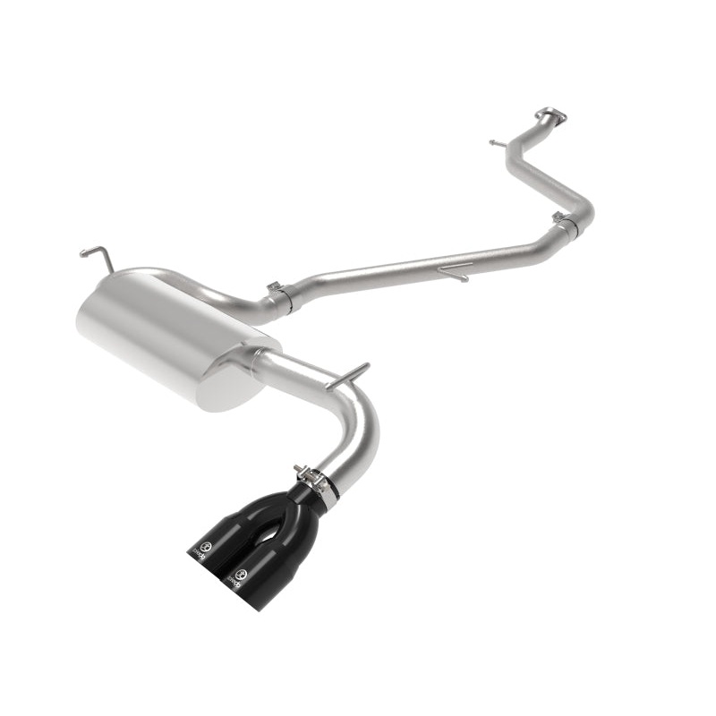 aFe Takeda 18-21 Toyota C-HR 2.0L 2.5in 304 Stainless Steel Cat-Back Exhaust w/ Black Tip