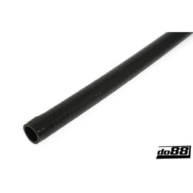 Silicone Hose Black Flexible smooth 1,5” (38mm)