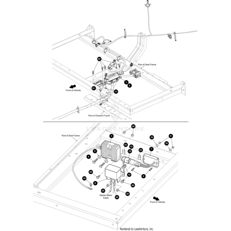 UTV Electric Rear Differential Harness by Arctic Cat