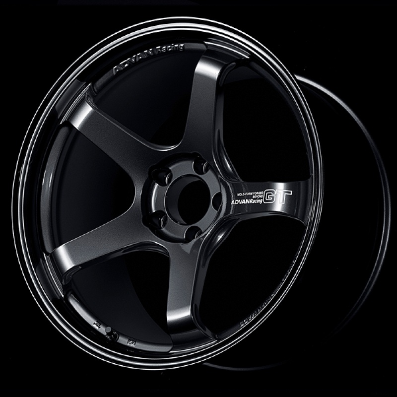 Advan GT Beyond 19×9.5 +45 5-120 Racing Titanium Black Wheel